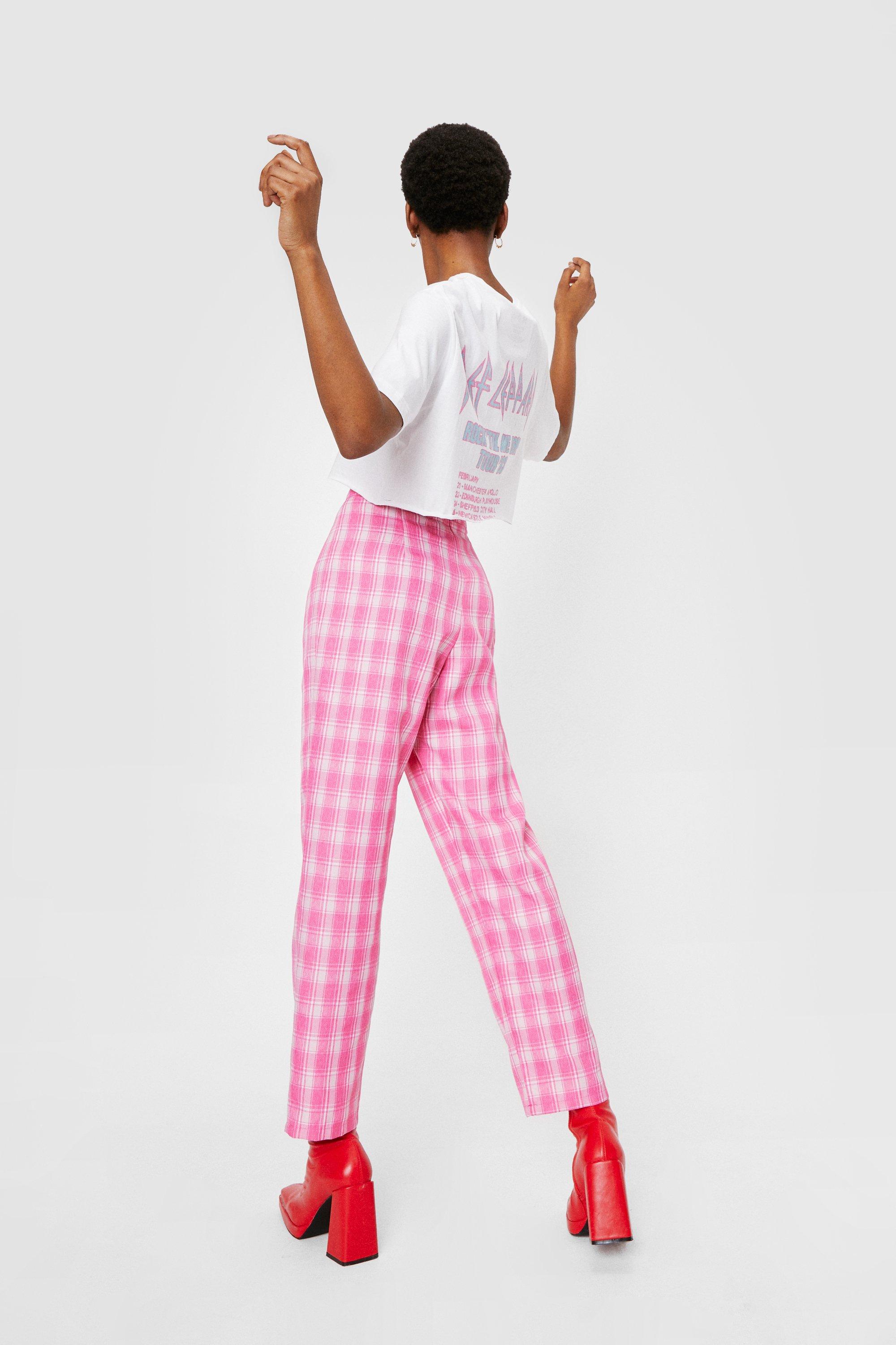 Nasty gal sale checkered pants